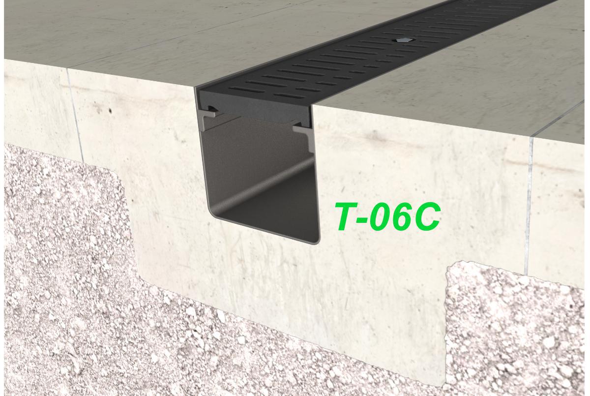 Angle Framed T-06 Trench Drain